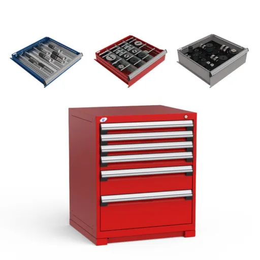 Cabinets robustes Rousseau Métal, armoires de rangement durables pour usage industriel intensif