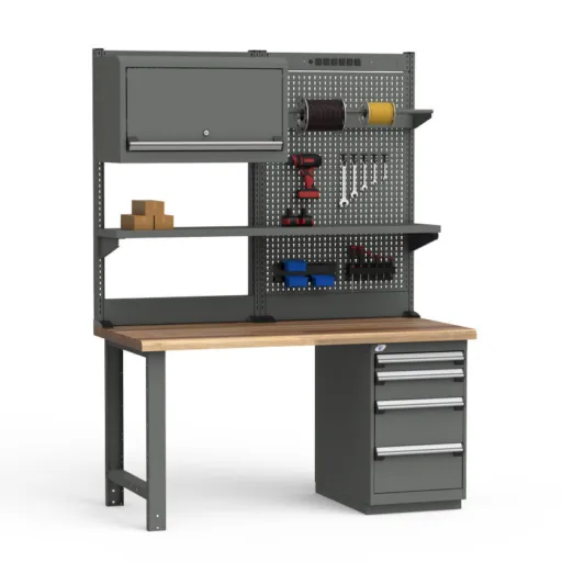 Table de travail Rousseau Métal, surface robuste et modulable pour environnements industriels et ateliers professionnels