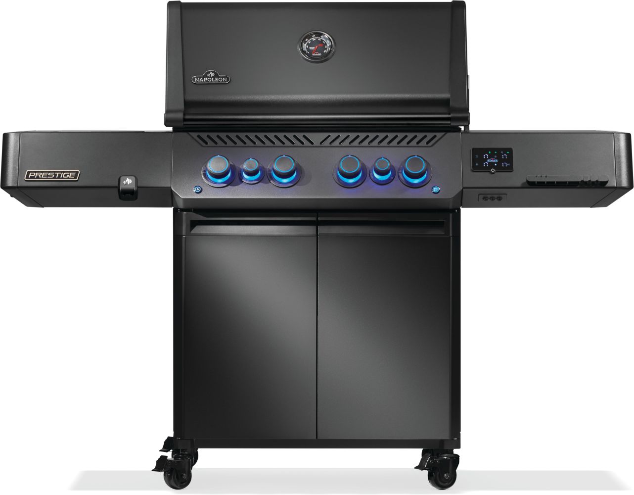 BBQ Napoléon Phantom Prestige 500 connecté noir mat avec brûleurs infrarouges