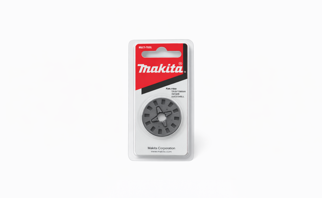Adaptateur Makita 196271‑6 pour outil oscillant multi-fonctions, sur fond blanc