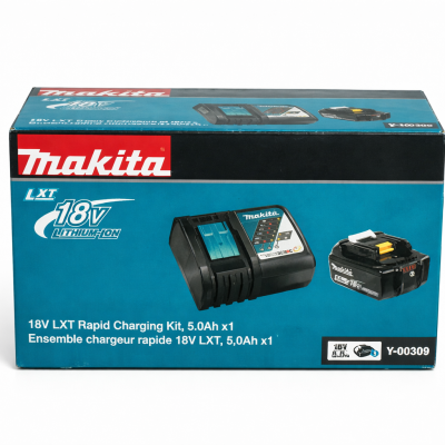 Kit Makita Y‑00309 Batterie 18 V 5 Ah et chargeur rapide