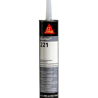 Sika scellant polyuréthane Sikaflex 1A noir 600 ml mastic élastomère étanchéité durable joints construction