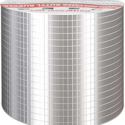 Ruban construction butyl 1/16 x 1/4 x 50 pi sur fond neutre