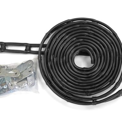 Sangles en caoutchouc 13 po modèle 56726 photographiées sur fond neutre avec mise au point sur la texture et les crochets