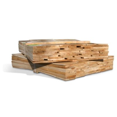 Bardeau à cointer en cèdre Maibec catégorie D 10/10 sur fond neutre, vue latérale