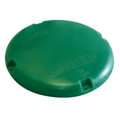 Couvercle double parois 24" 600 mm pour fosse septique sur fond blanc