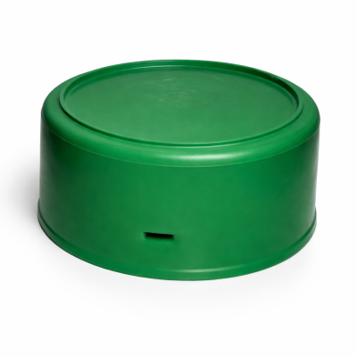 Bouchon extérieur Ponceau 12" PVC Soleno sur fond blanc