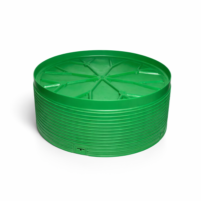 Bouchon extérieur Ponceau 18" PVC Soleno sur fond blanc