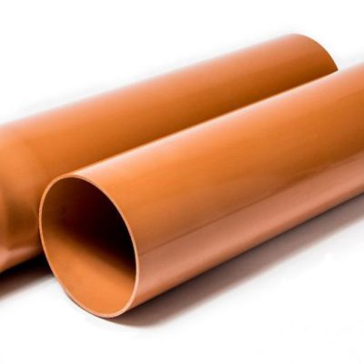 Tuyau PVC 500 mm assainissement égout drainage canalisation gris sur fond neutre