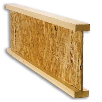 Panneau RIMBOARD 11 7/8 po x 12 pi brut sur fond neutre, vue de face