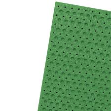 Panneau Sonopan acoustique 3/4 po 4x8 sur fond neutre avec focus sur surface texturée