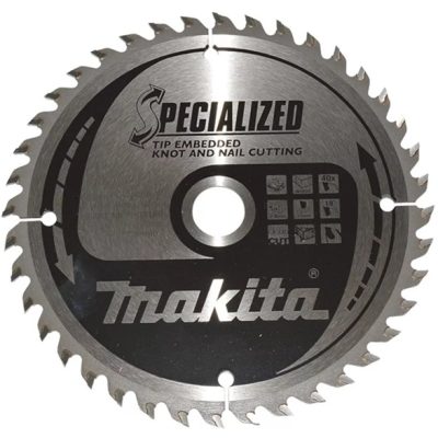 Lame Makita E11106 4 5/16 po pour scie circulaire vue de face