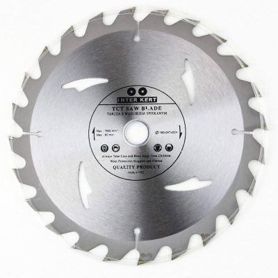 Lame HP mince 6 1/2 po 24 dents pour scie circulaire sur fond neutre