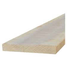 Madrier d’épinette SPF 2 × 12 × 14 pi sur fond neutre montrant le grain et la texture du bois