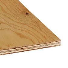 Contreplaqué West Fraser BC Fir Sélect embouveté 3/4 po 4x8 sur fond neutre avec mise au point sur rainure et languette
