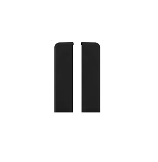 Embout 5’’ Droit Noir Mat