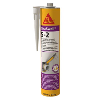 SikaSwell S-2 600 ml saucisse coulis étanchéité béton sur fond blanc