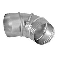 Coude aluminium 2 x 3 po noir mat photographié sur fond blanc avec mise au point sur les raccords et finition