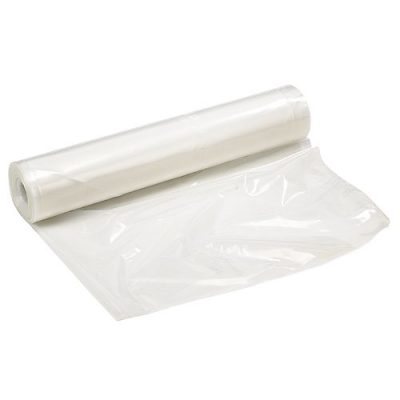 Rouleau RLX Polythene 6 mil Ultra 10x100 film polyéthylène transparent sur fond neutre