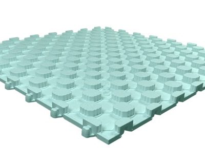 Panneau isolant Isorad V2 160 48x48 pouces mousse EPS haute densité vert sur fond neutre vue de face