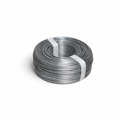 Broche ferrailleur #16 acier galvanisé Ø 16 mm tige renfort béton sur fond blanc.