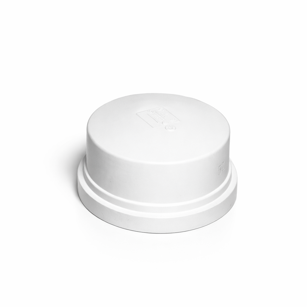 Bouchon SDR femelle 6 po PVC 043988 sur fond neutre vue du profil
