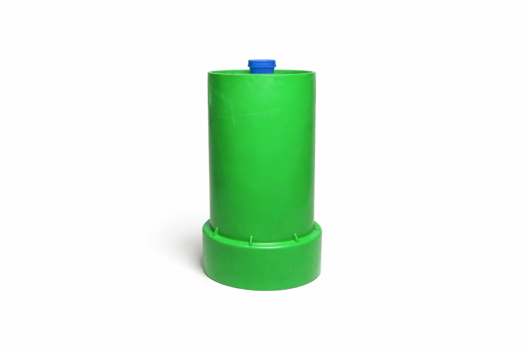 Adaptateur PVC 8" 33ADR08 pour regard drainage tuyau sur fond blanc