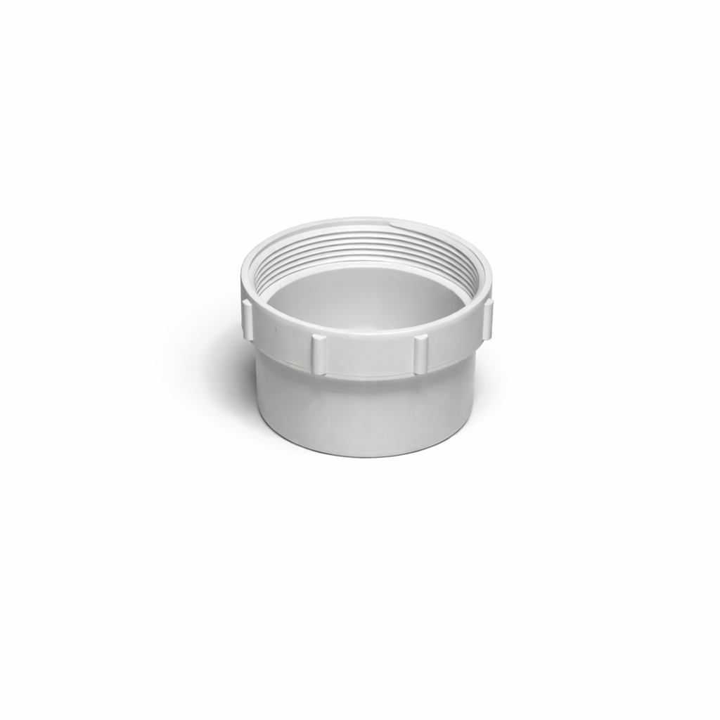 Adaptateur regard fileté 4 po BNQ pour système drainage sur fond neutre