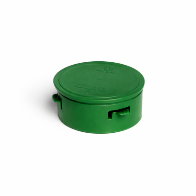 Bouchon intérieur drain 4" PVC pour tuyau d’évacuation sur fond blanc