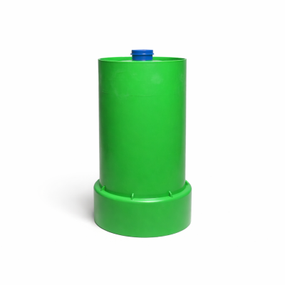 Adaptateur PVC 6" 33ADR06 pour regard drainage tuyau sur fond blanc