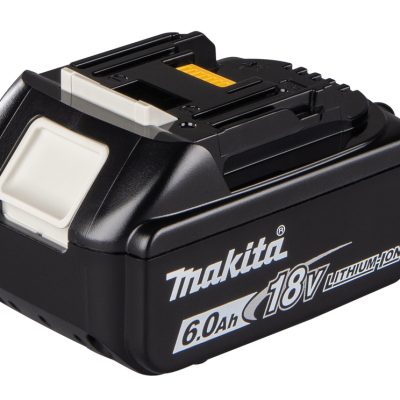 batterie Makita 18 V 6.0Ah Li‑Ion BL1860B sur fond neutre