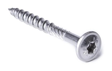 Tire‑fond 1/2″ x 2 1/2″ tête hexagonale acier zingué sur fond blanc vue détaillée