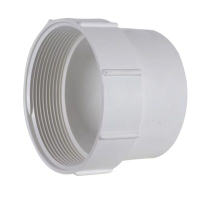 Adaptateur regard fileté 4 po BNQ pour système drainage sur fond neutre