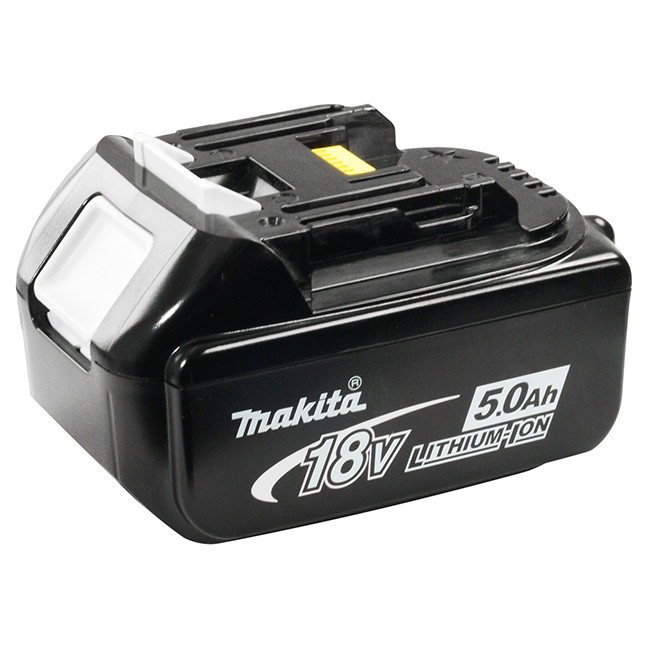 batterie Makita 18V 5.0Ah 196675-2 sur fond neutre