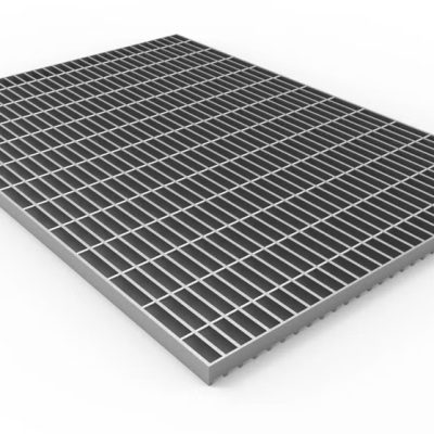 Grille aluminium extérieur 6" pour drain évacuation sur fond blanc
