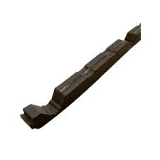 Lisiere de fermeture sur feuille large profil americana sur fond neutre vue du profil