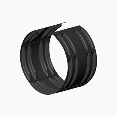 Manchon fendu SF-Max 600 mm 24 po en PEHD pour raccord de tuyaux de drainage extérieur