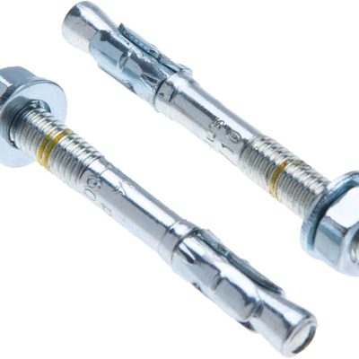 Broche ferrailleur #16 acier galvanisé Ø 16 mm tige renfort béton sur fond blanc.