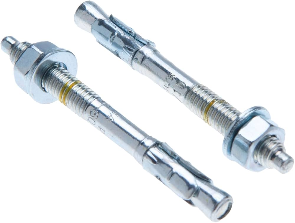 Broche ferrailleur #16 acier galvanisé Ø 16 mm tige renfort béton sur fond blanc.