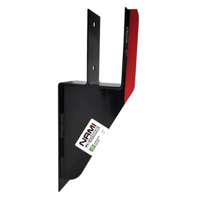 Équerre Nami N1200 support poutre fixation fondation en acier peint noir sur fond blanc.